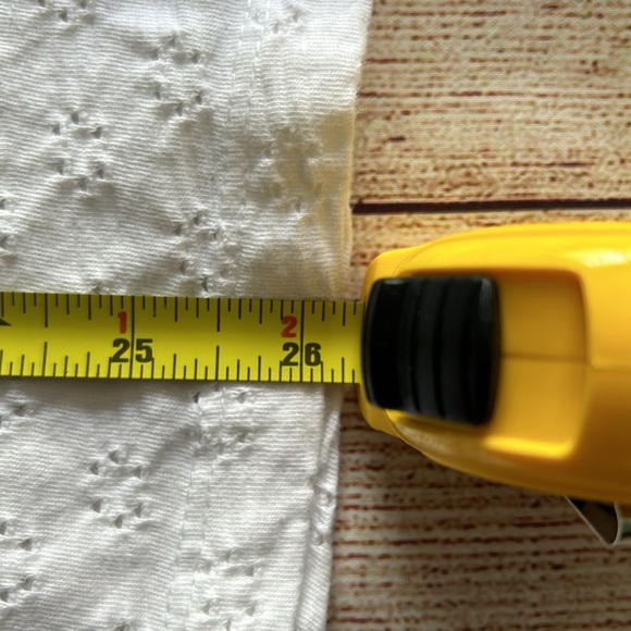 Lands’ End Knit Eyelet Tunic Button Down Top - Picture 9 of 9